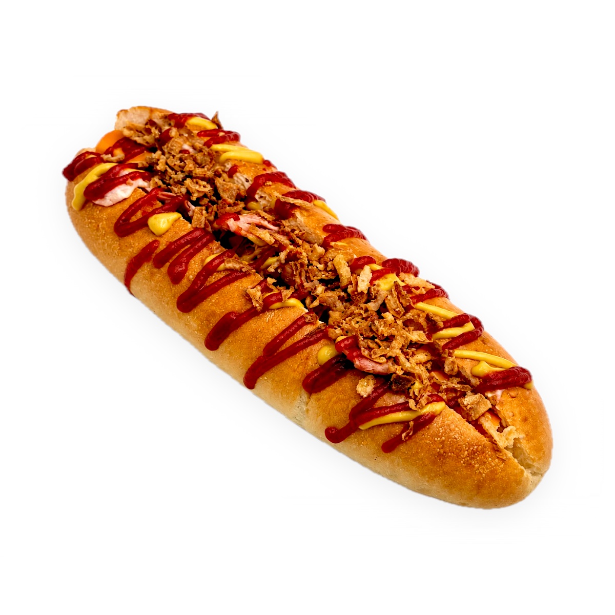 Hot-dog saucisse bacon