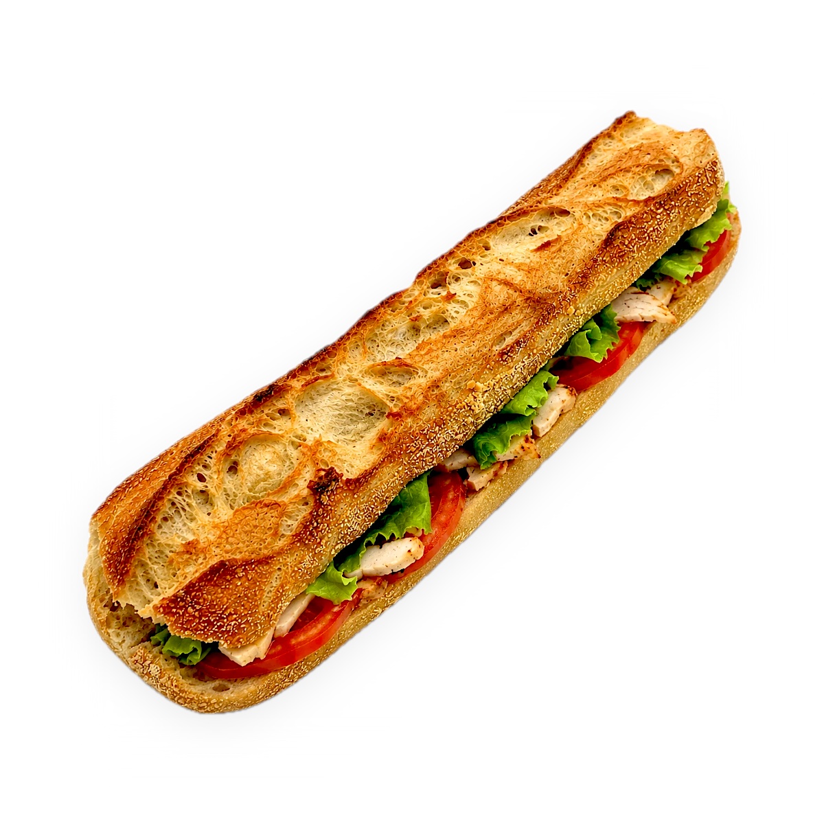 Poulet crudités